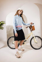 Load image into Gallery viewer, Girls Three Bows Flair Skirt
