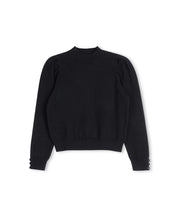 Load image into Gallery viewer, Girls Puff Sleeve Button Cuff Sweater
