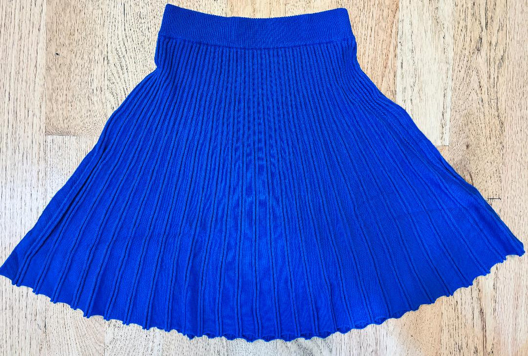 MJ Royal Blue Knit Skirt