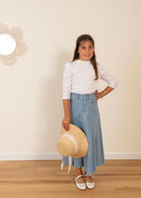 Load image into Gallery viewer, MM Ribbed Puff 3/4 Sleeve Top
