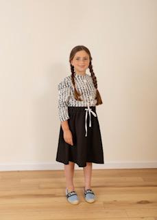 MM Black/White Drawstring Skirt