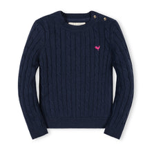 Load image into Gallery viewer, HH Organic Crew Neck Cable Sweater
