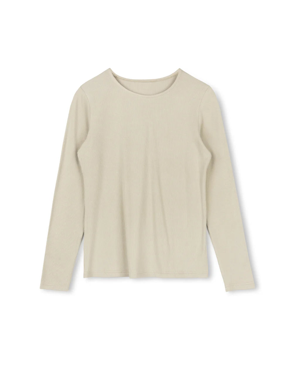 J Ribbed Long Sleeve Top
