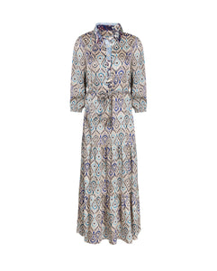 Ladies J Silk Satin Belted Dress
