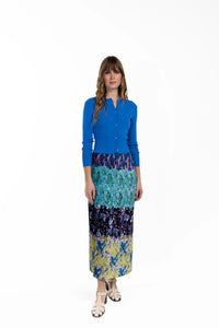 Ladies J Pleated Straight Skirt