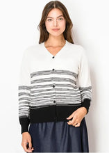 Load image into Gallery viewer, Y Cardi with Stripes

