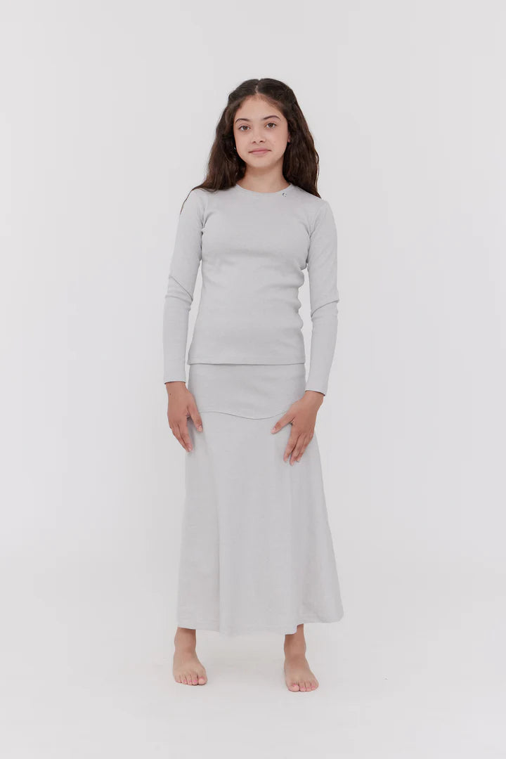 Crew Rib Knit Maxi Skirt
