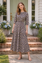 Load image into Gallery viewer, Tiered Waisted Floral Dress

