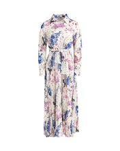 Load image into Gallery viewer, Belted Waisted Floral Dress
