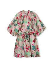Load image into Gallery viewer, Girls Belted Floral Dress
