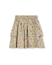 Load image into Gallery viewer, Girls Tiered Smocked Floral Skirt
