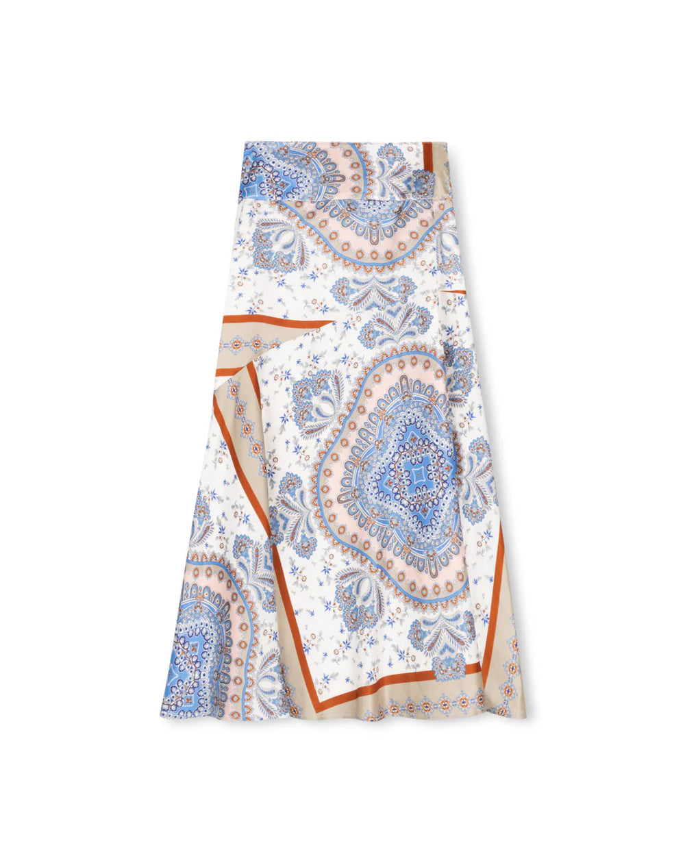 Ladies J Paisley Silk Skirt