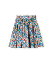 Load image into Gallery viewer, Smocked Pull on Floral Skirt
