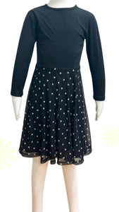 KAL Girls Mesh Heart Dress